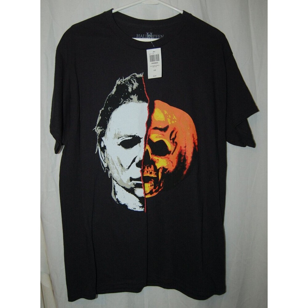Halloween II x Rock Rebel Black Graphic T Shirt Men Size L NWT Hot Topic